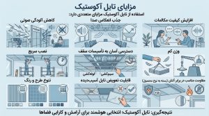 مزایا تایل آکوستیک