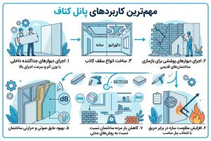 مهمترین کاربردهای پانل کناف