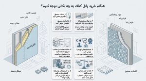 هنگام خرید پانل کناف به چه نکاتی توجه کنیم؟