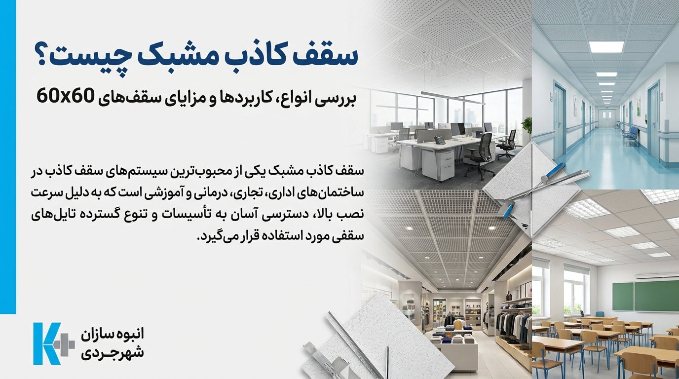 سقف کاذب مشبک